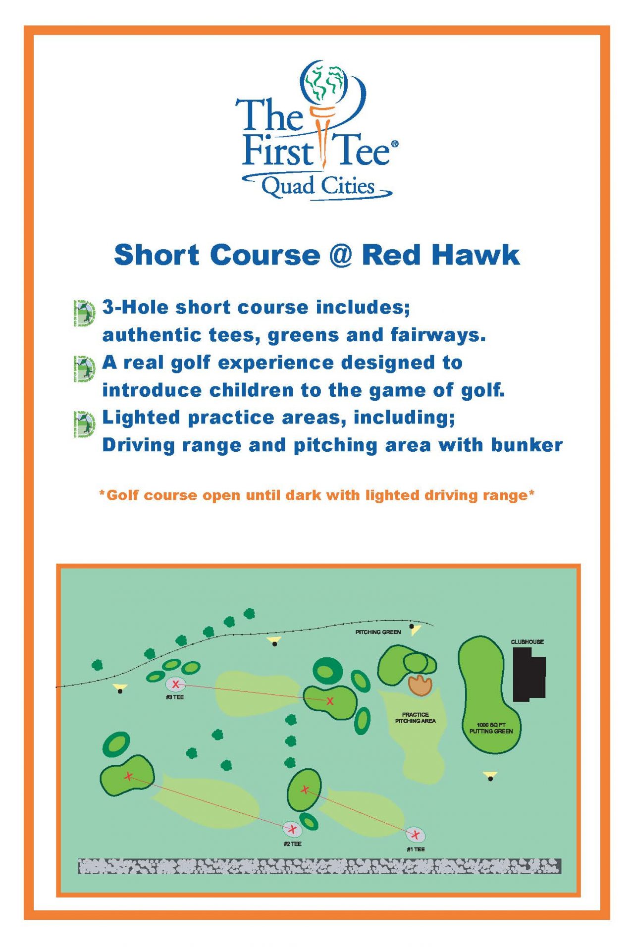 Red Hawk Short Course Davenport Golf